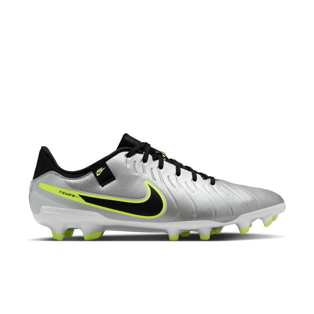 Nike Tiempo Legend 10 Academy FG -Metallic Silver/Black product image 1, provided for visual reference and product detail