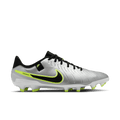 Nike Tiempo Legend 10 Academy FG -Metallic Silver/Black product image 1, provided for visual reference and product detail