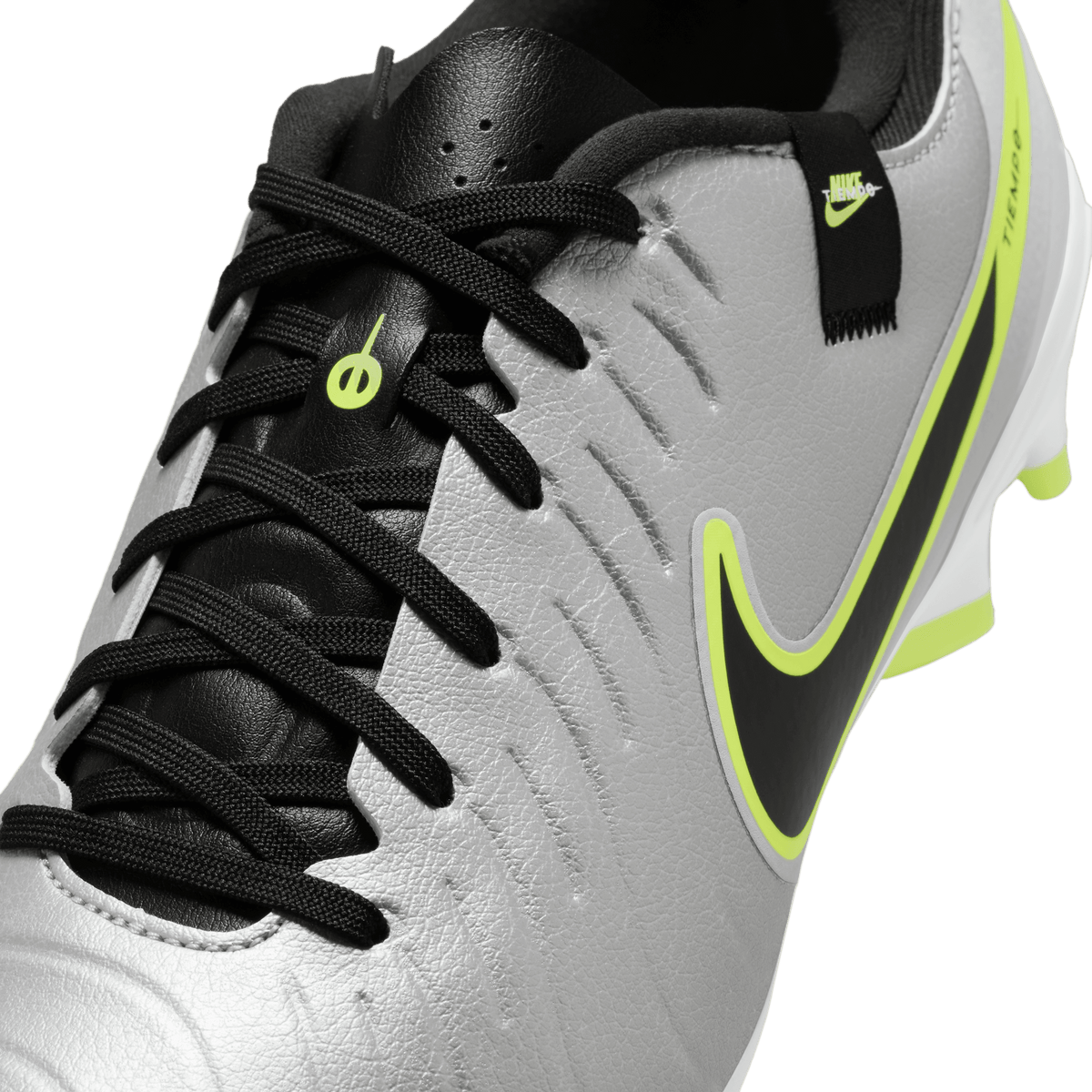 Nike Tiempo Legend 10 Academy FG -Metallic Silver/Black product image 5, provided for visual reference and product detail