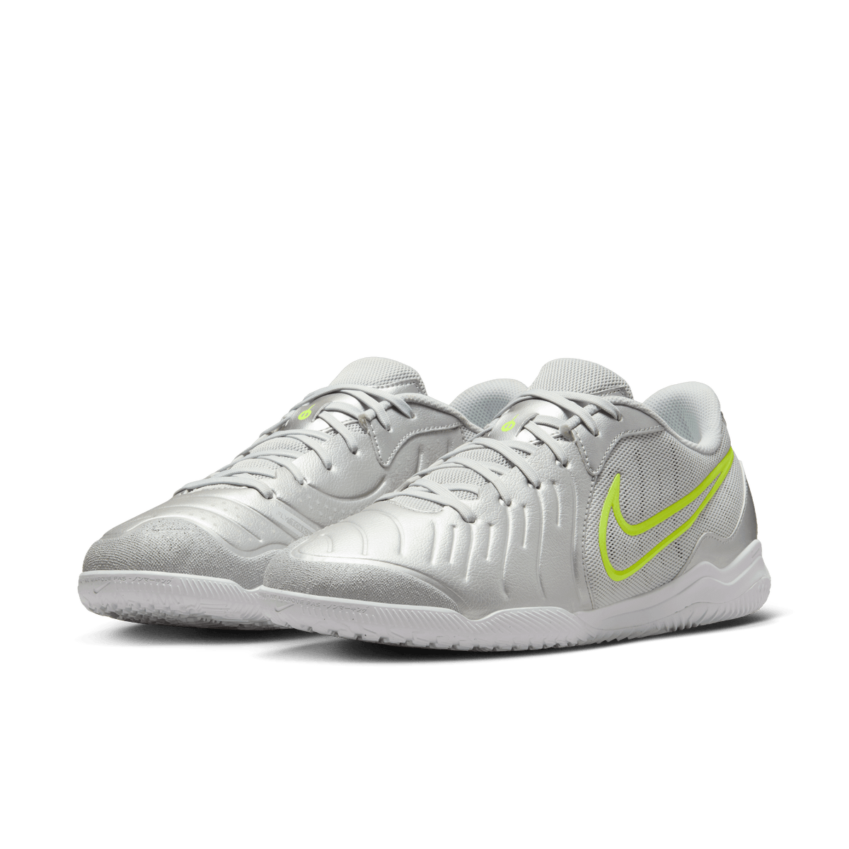 Nike Tiempo Legend 10 Academy IC-Metallic Silver/ White-Volt product image 4, provided for visual reference and product