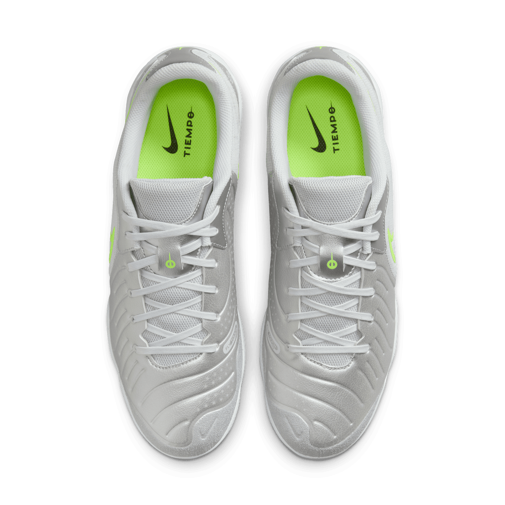Nike Tiempo Legend 10 Academy IC-Metallic Silver/ White-Volt product image 5, provided for visual reference and product