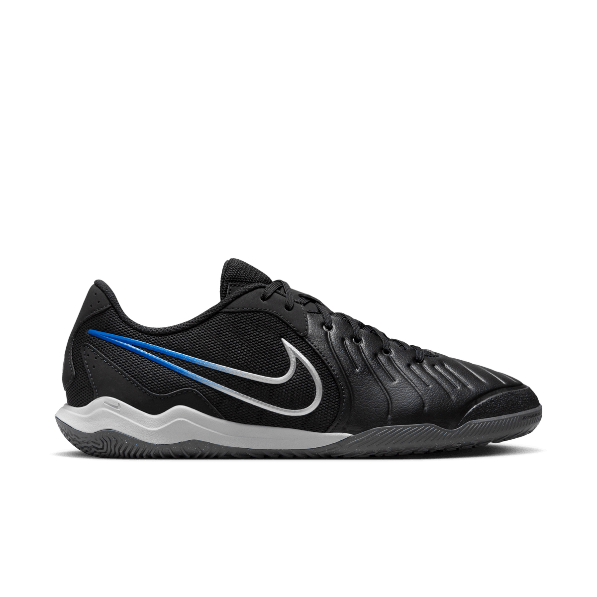 Nike Tiempo Legend 10 Academy IC-Black/Chrome-Hyper Royal product image 1, provided for visual reference and product detail