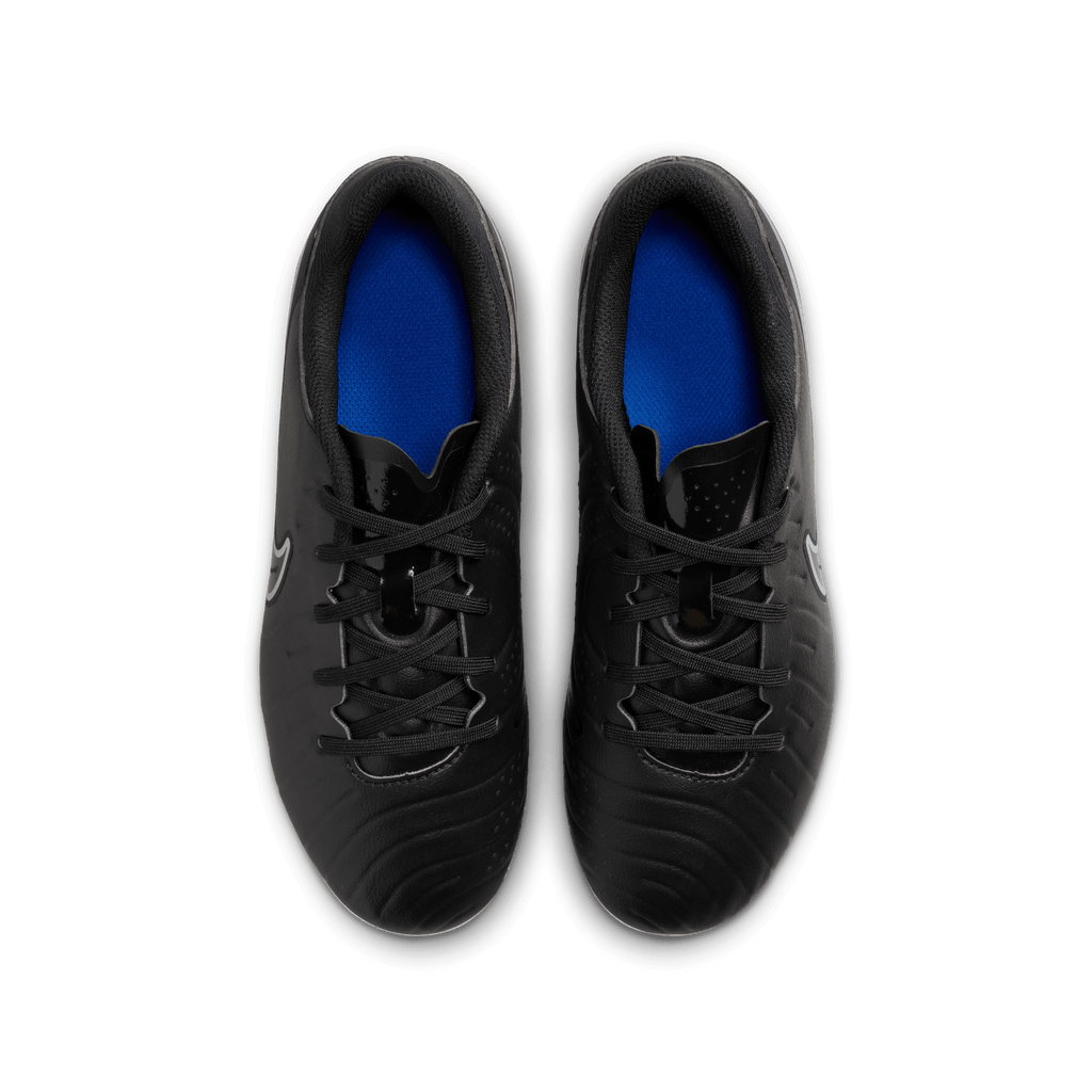 Nike Jr. Tiempo Legend 10 Academy FG-Black/Hyper Royal/Chrome product image 4, provided for visual reference and product
