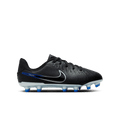 Nike Jr. Tiempo Legend 10 Academy FG-Black/Hyper Royal/Chrome product image 1, provided for visual reference and product
