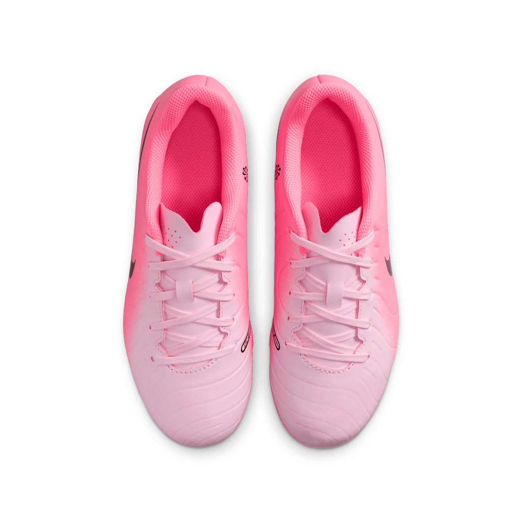 Nike Jr. Tiempo Legend 10 Club FG-Pink Foam/Black product image 5, provided for visual reference and product detail review
