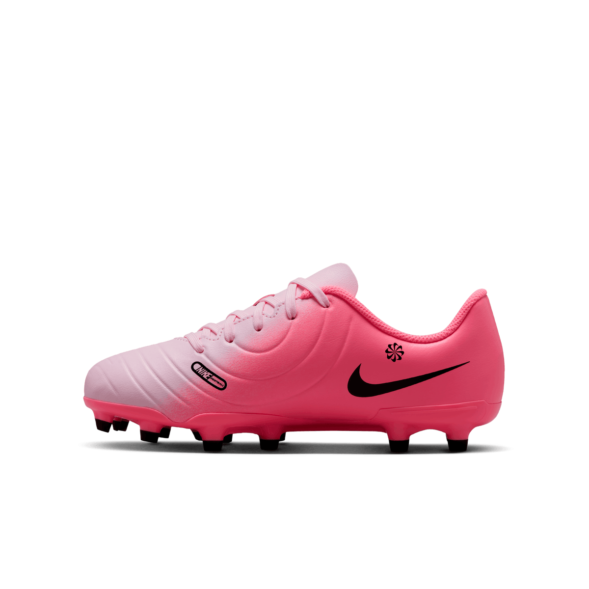 Nike Jr. Tiempo Legend 10 Club FG-Pink Foam/Black product image 2, provided for visual reference and product detail review