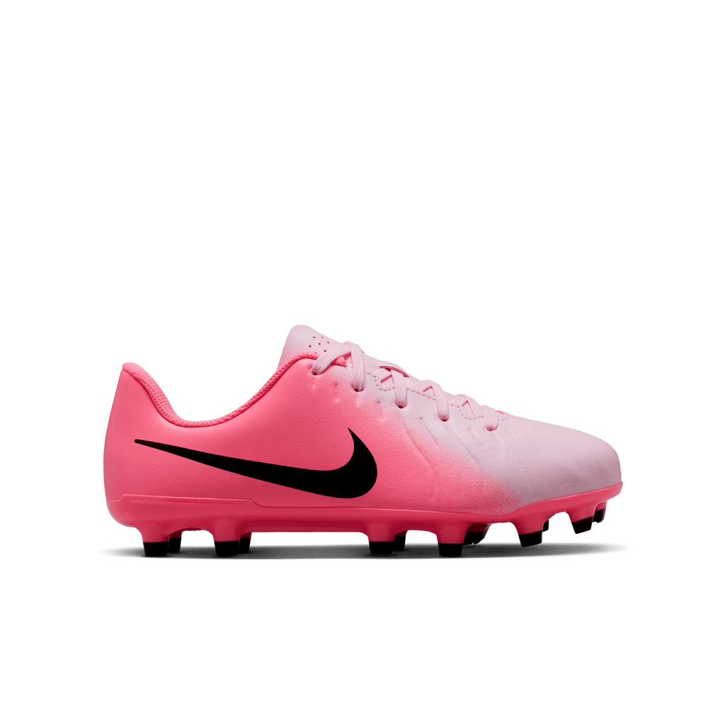 Nike Jr. Tiempo Legend 10 Club FG-Pink Foam/Black product image 1, provided for visual reference and product detail review
