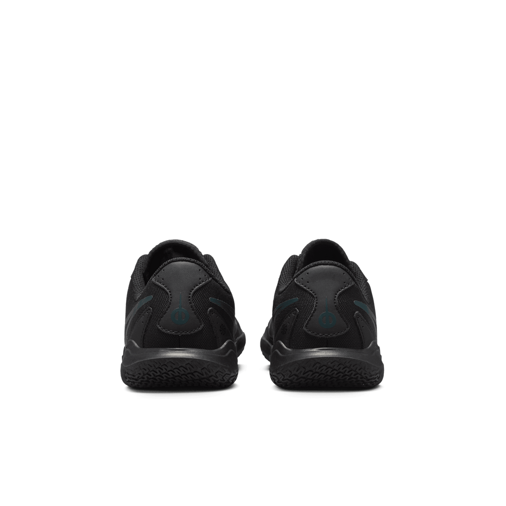 Nike Jr.Little/Big Kids' Indoor/Court Tiempo Legend 10 Club Low-Top Soccer Shoes-Black/Deep Jungle product image 5, provided