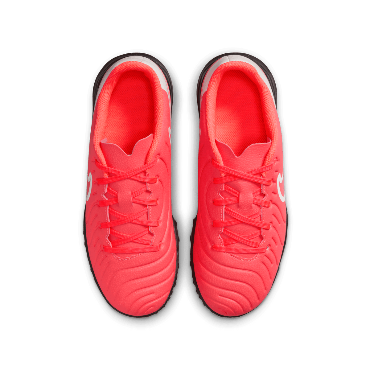 Nike Jr. Tiempo Legend 10 Club Little/Big Kids' TF-Hot Lava/White product image 4, provided for visual reference and product