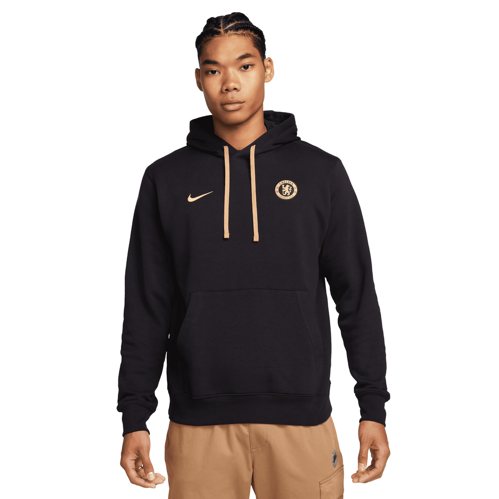 Nike Youth Chelsea FC Club Fleece Pullover Hoodie product image 1, provided for visual reference and product detail review