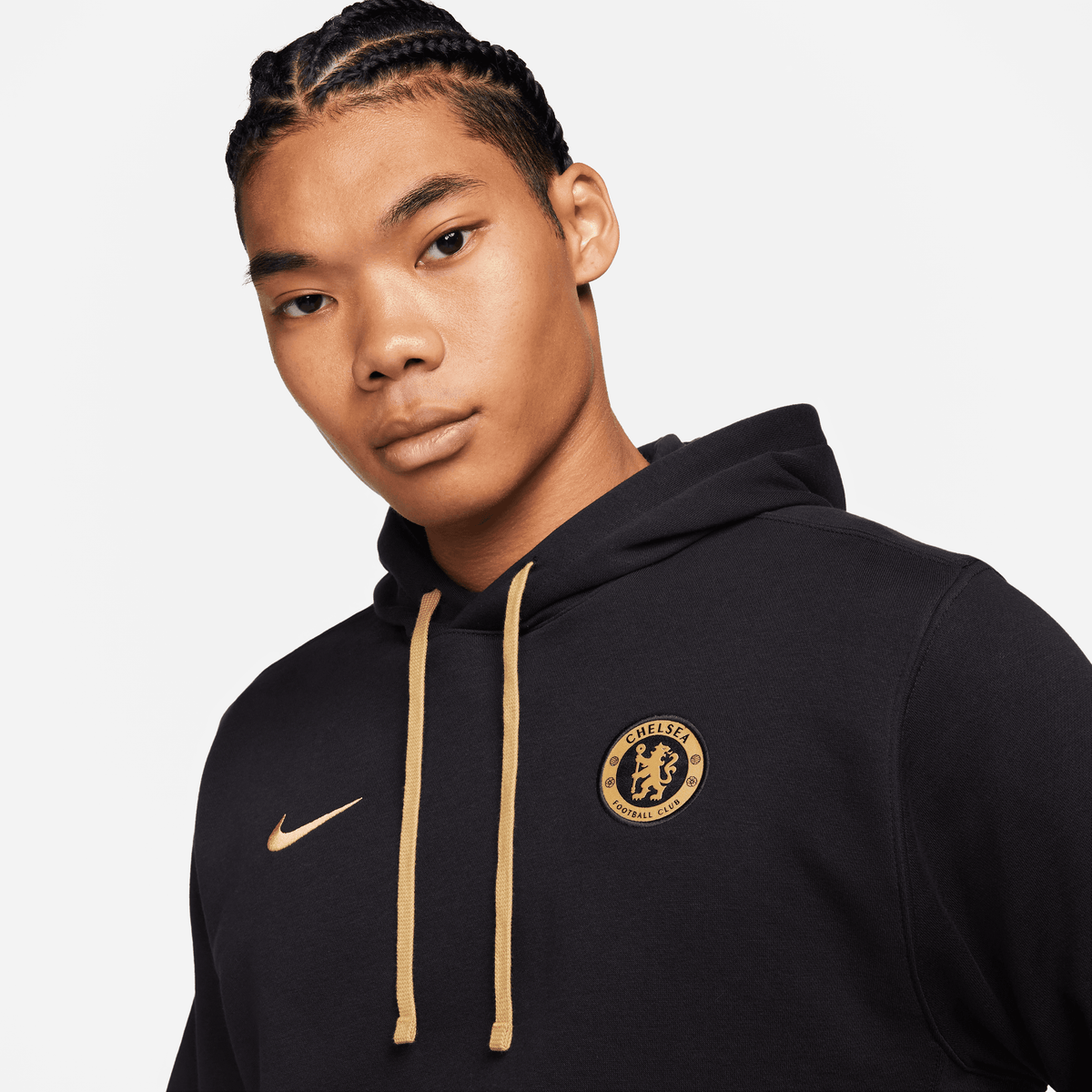 Nike Chelsea FC Club Fleece Pullover Hoodie product image 3, provided for visual reference and product detail review