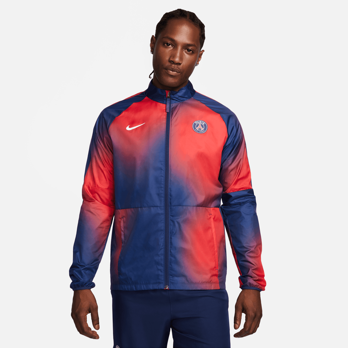 Nike Paris Saint-Germain Repel Academy AWF Repel Soccer Graphic Jacket product image 1, provided for visual reference and