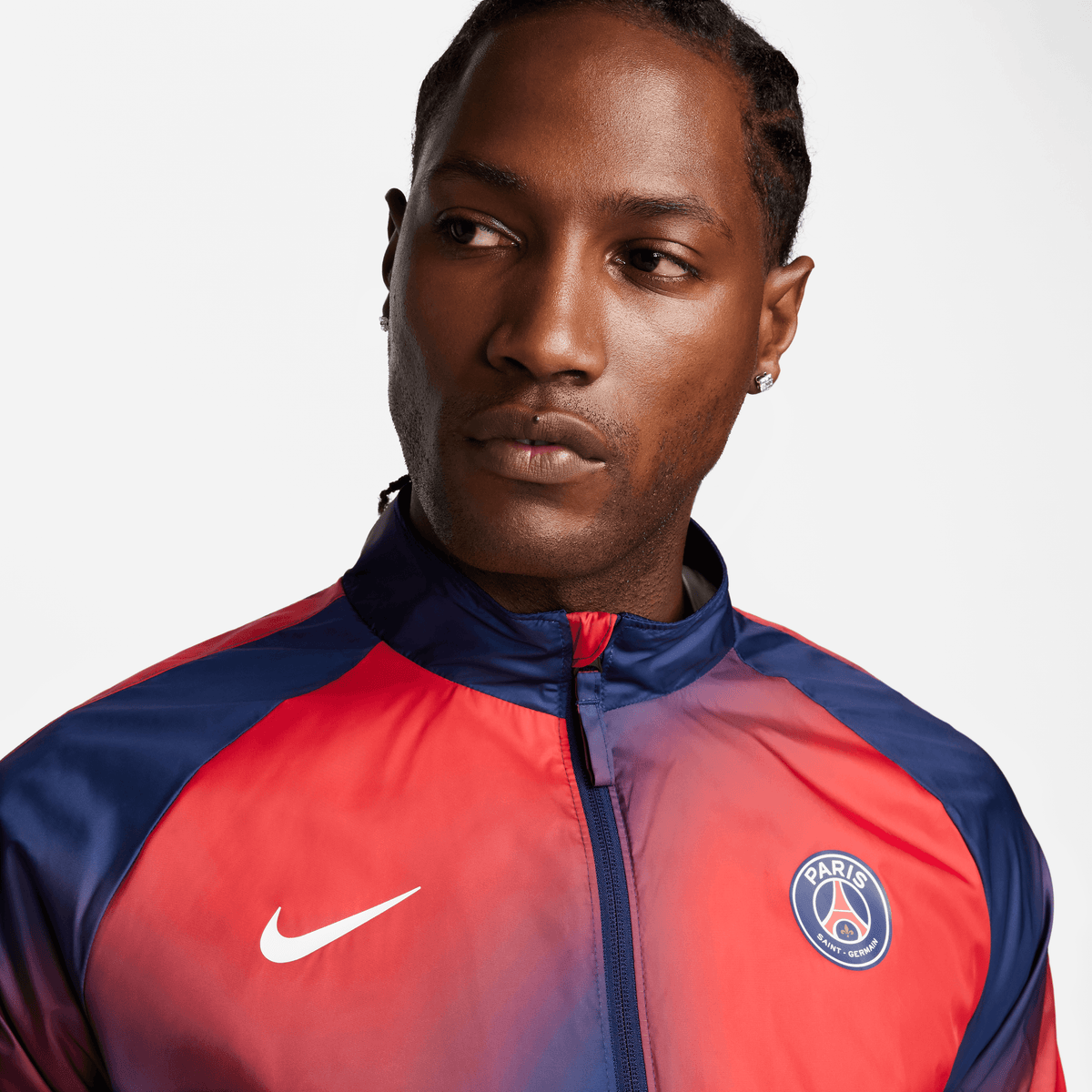 Nike Paris Saint-Germain Repel Academy AWF Repel Soccer Graphic Jacket product image 2, provided for visual reference and