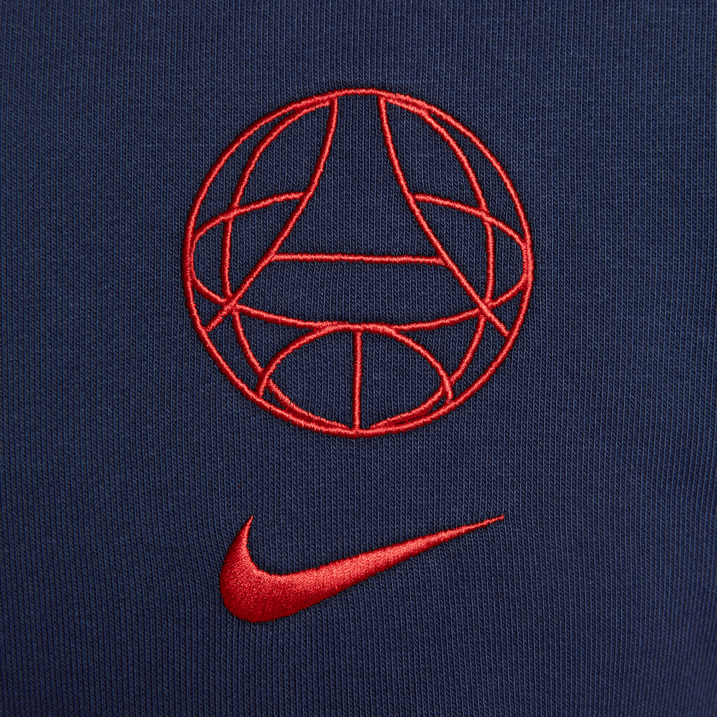 Nike Men Paris Saint-Germain Hoodie-Navy/Red product image 4, provided for visual reference and product detail review