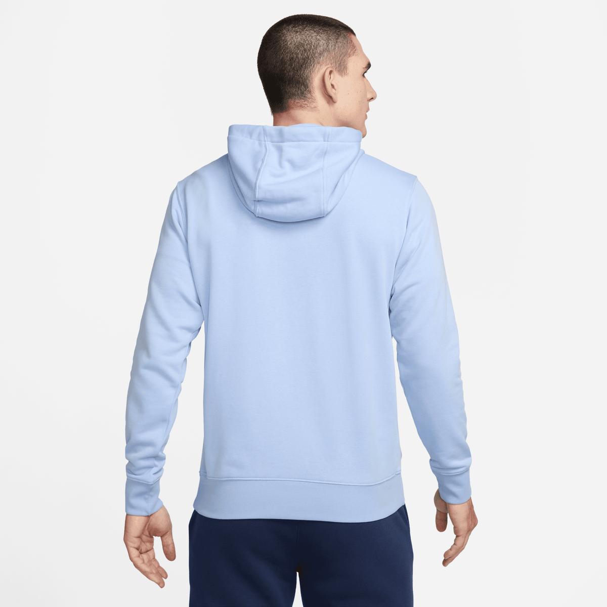Nike Men Inter Milan Club Fleece French Terry Pullover Hoodie-Light Marine/Black product image 2, provided for visual