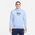 Nike Men Inter Milan Club Fleece French Terry Pullover Hoodie-Light Marine/Black product image 1, provided for visual