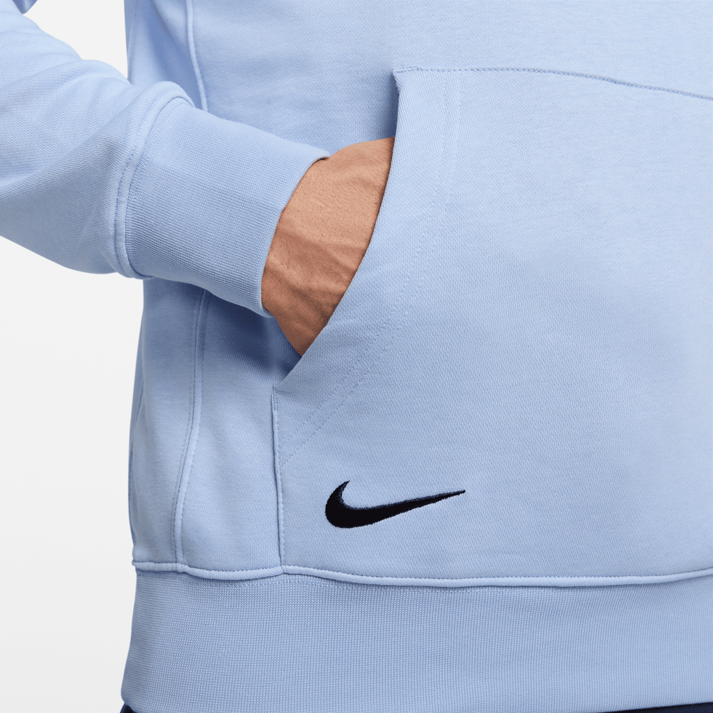 Nike Men Inter Milan Club Fleece French Terry Pullover Hoodie-Light Marine/Black product image 4, provided for visual