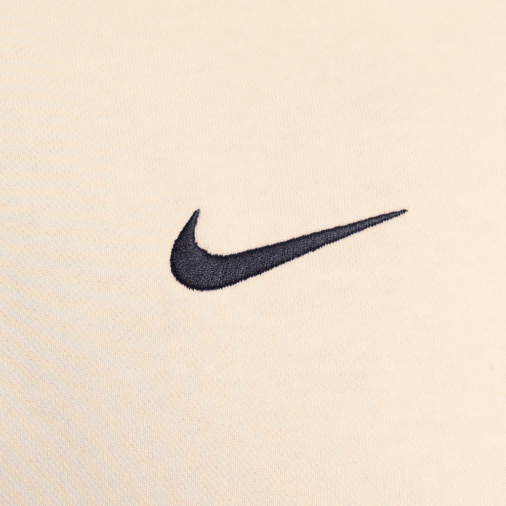 Nike Men Paris Saint-Germain Fleece Hoodie-Coconut Milk/Blackened Blue product image 3, provided for visual reference and