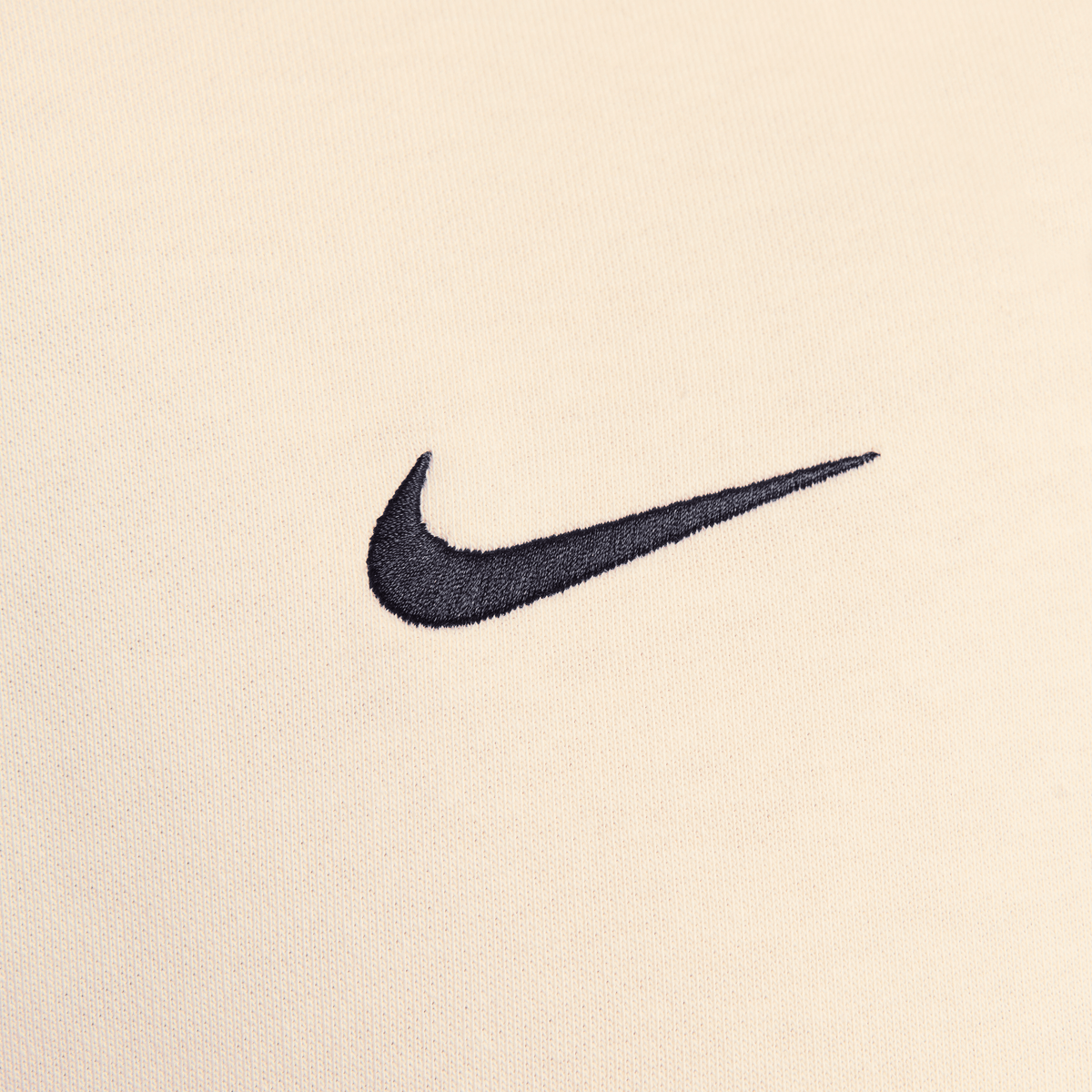 Nike Men Paris Saint-Germain Fleece Hoodie-Coconut Milk/Blackened Blue product image 3, provided for visual reference and