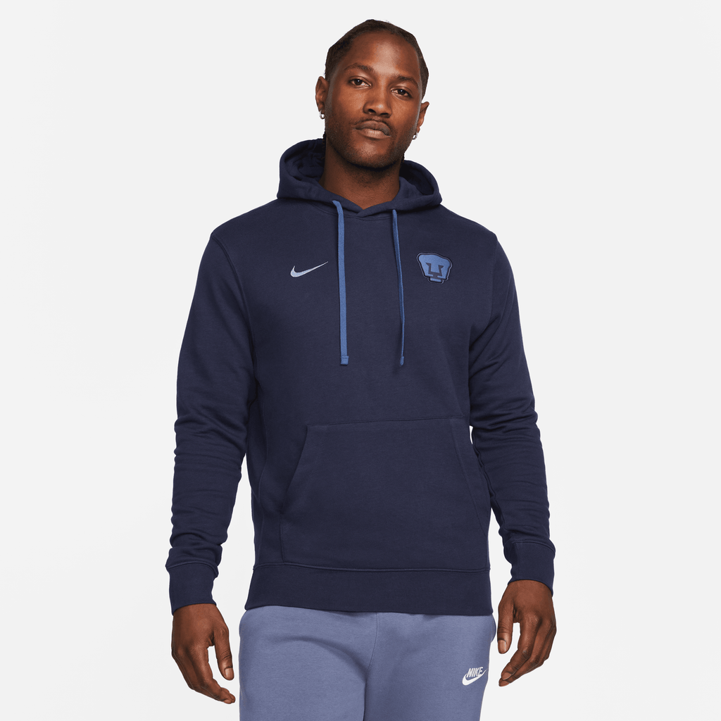 Nike Men Pumas UNAM Club Fleece French Terry Pullover Hoodie product image 1, provided for visual reference and product
