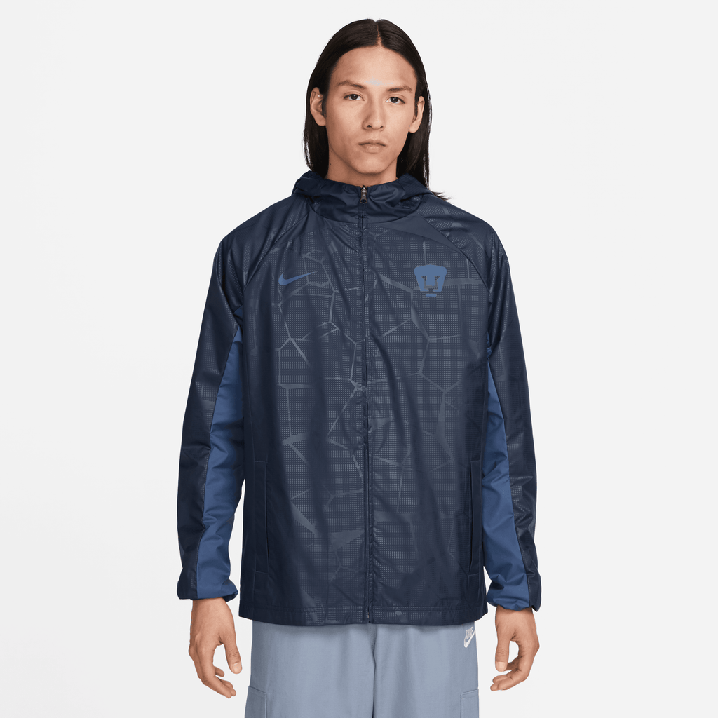 Nike Pumas UNAM AWF Men Nike Soccer Jacket product image 1, provided for visual reference and product detail review