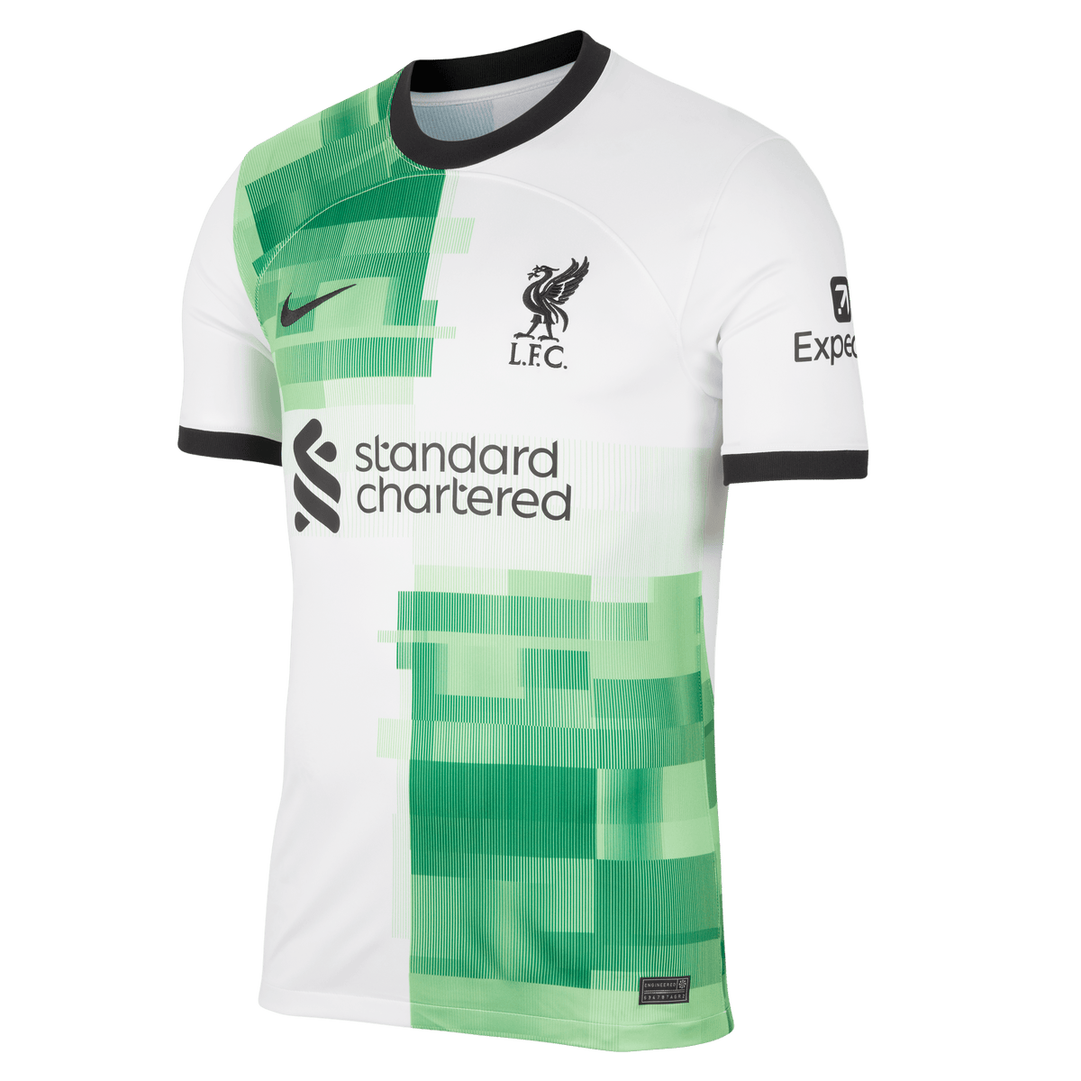 Nike Men Liverpool FC Stadium Away Dri-FIT Soccer Jersey 2023/24 product image 1, provided for visual reference and product