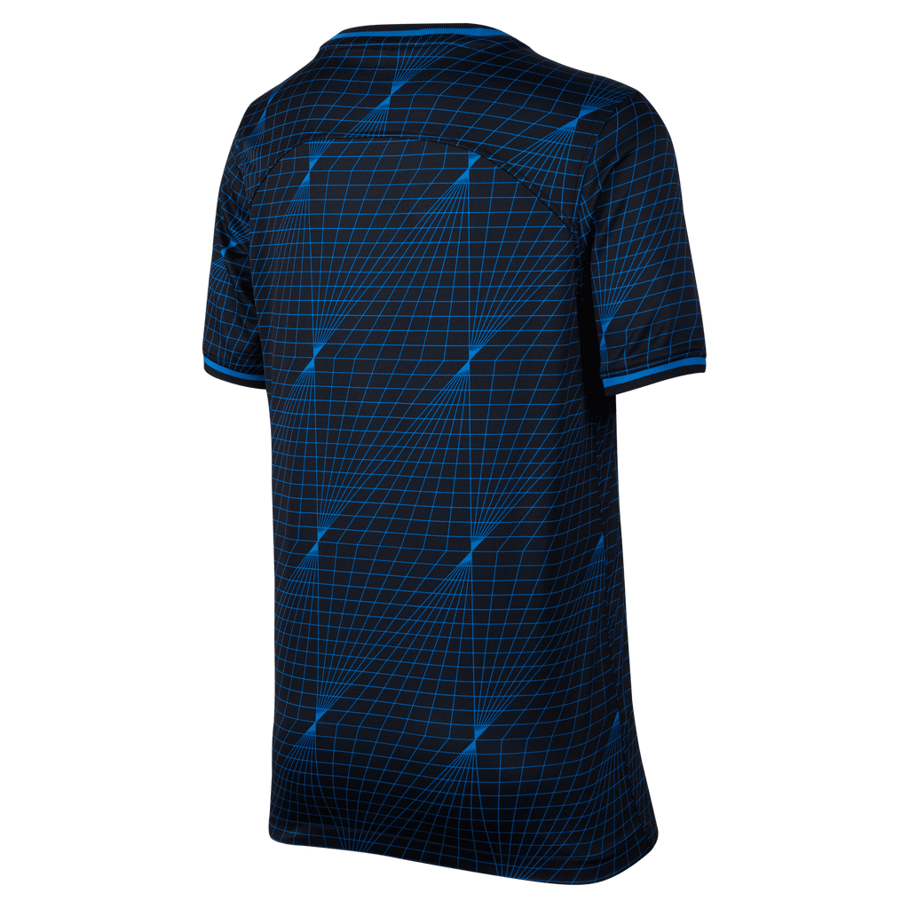 Nike Chelsea FC Youth Stadium Away 2023/24 Jersey product image 2, provided for visual reference and product detail review