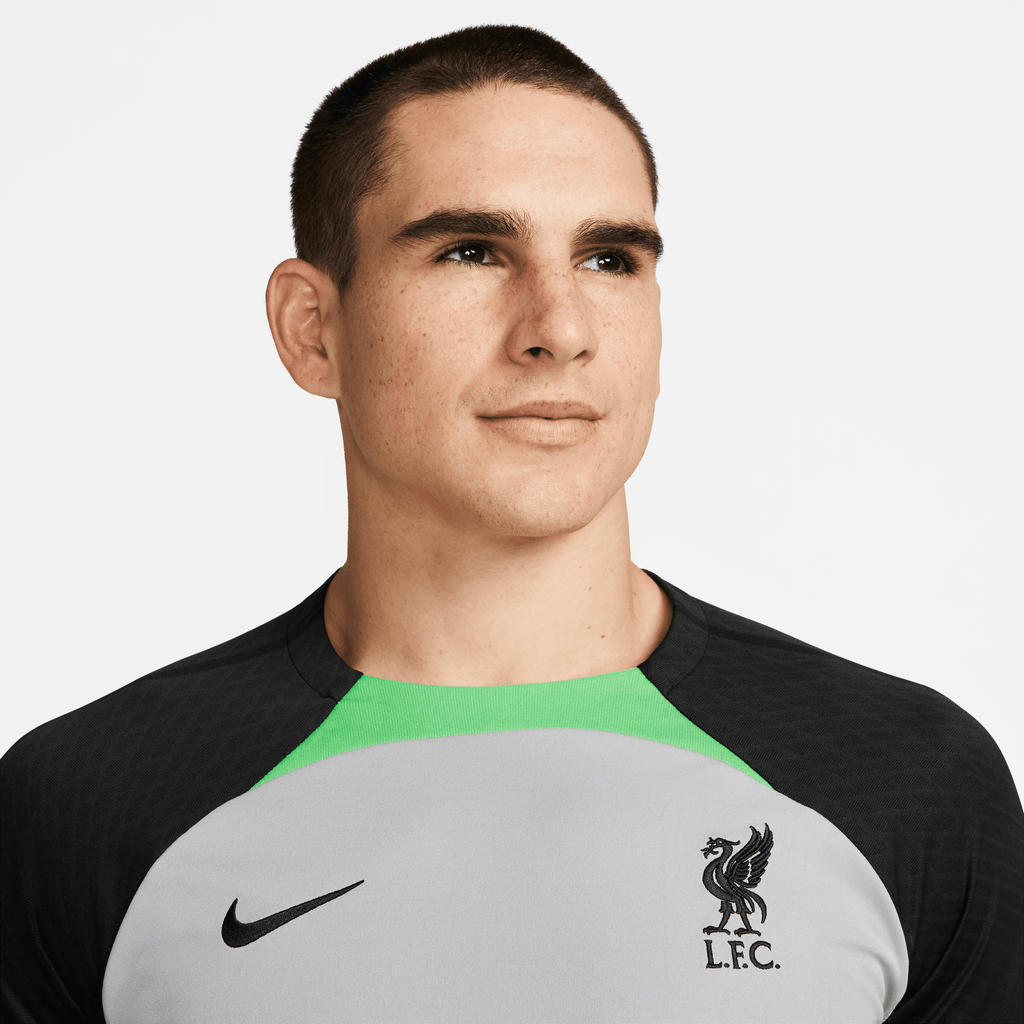 Liverpool FC Strike Men Nike Dri-FIT Knit Soccer Top product image 2, provided for visual reference and product detail review