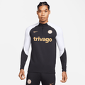 Nike Men Chelsea FC Strike Dri-FIT Soccer Drill Top-Black/White product image 1, provided for visual reference and product