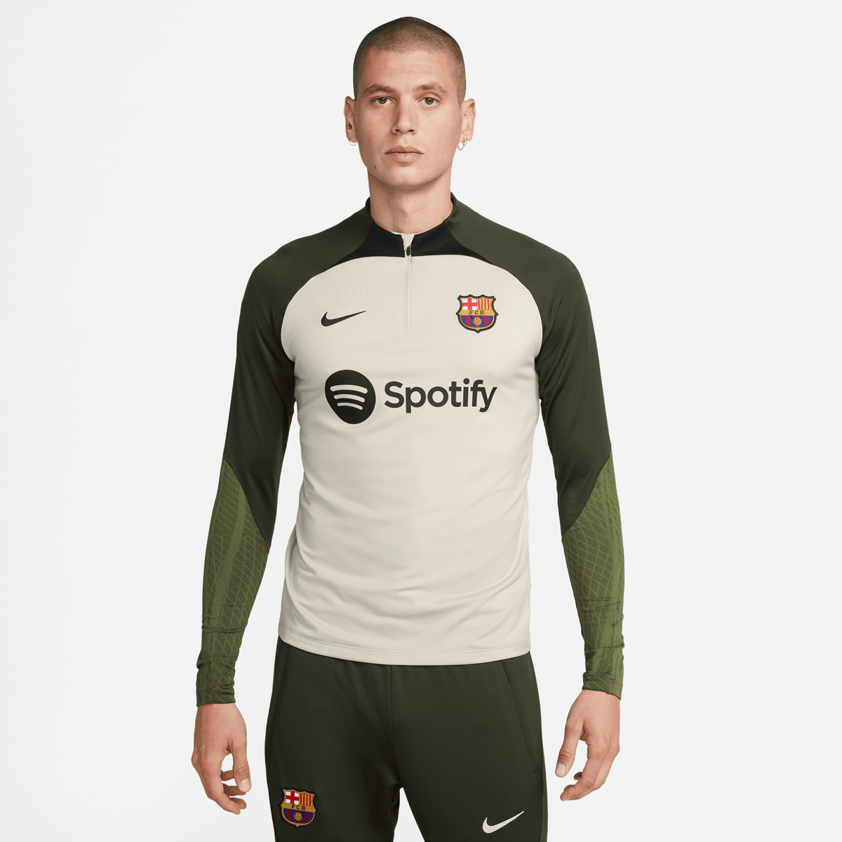 Nike Men FC Barcelona Strike Dri-FIT Knit Soccer Drill Top product image 1, provided for visual reference and product detail