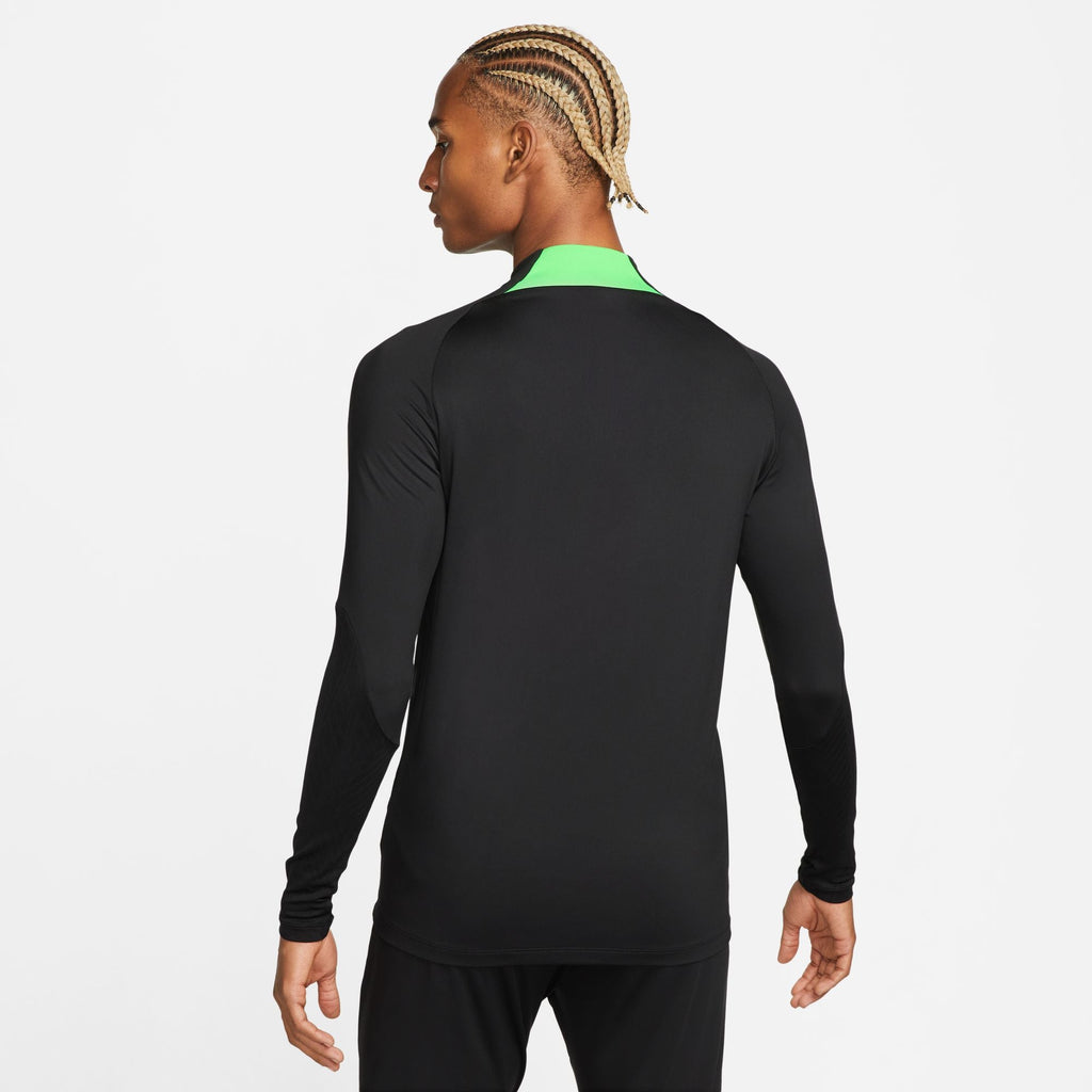 Liverpool FC Strike Men Nike Dri-FIT Black/Green Soccer Drill Top product image 2, provided for visual reference and product