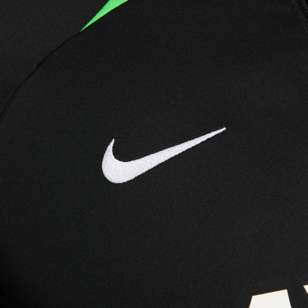 Liverpool FC Strike Men Nike Dri-FIT Black/Green Soccer Drill Top product image 3, provided for visual reference and product
