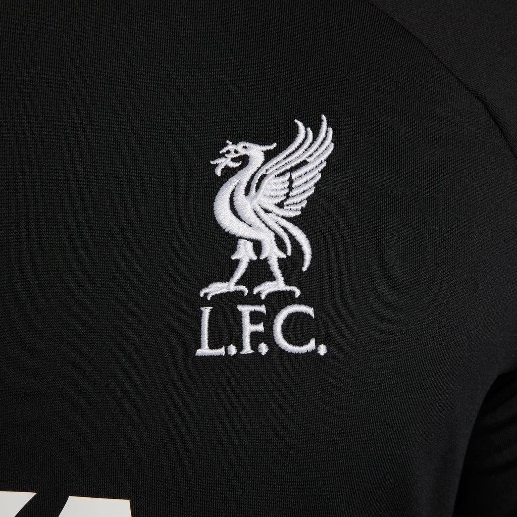 Liverpool FC Strike Men Nike Dri-FIT Black/Green Soccer Drill Top product image 4, provided for visual reference and product