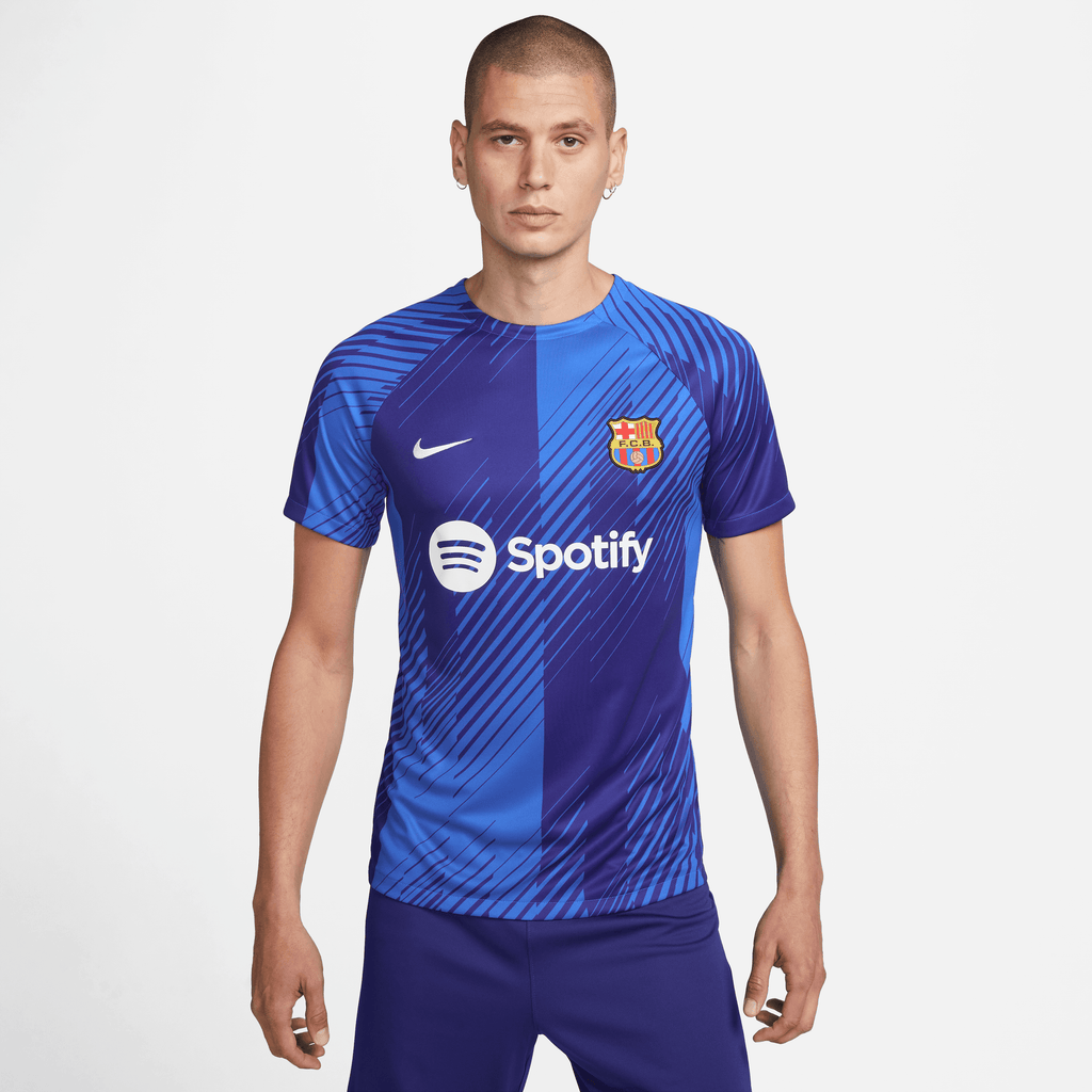 Nike Men FC Barcelona Academy Pro Dri-FIT Pre-Match Soccer Top product image 1, provided for visual reference and product