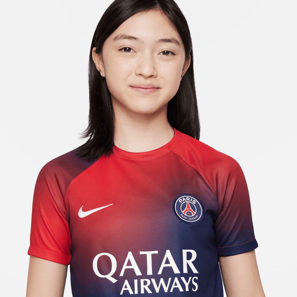 Nike Youth Paris Saint-Germain Academy Pro Dri-FIT Pre-Match Soccer Top 23/24 product image 3, provided for visual reference