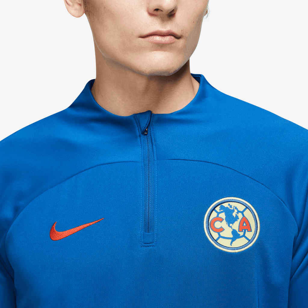 Nike Men Club América Academy Pro Dri-FIT Soccer Top-Blue product image 3, provided for visual reference and product detail