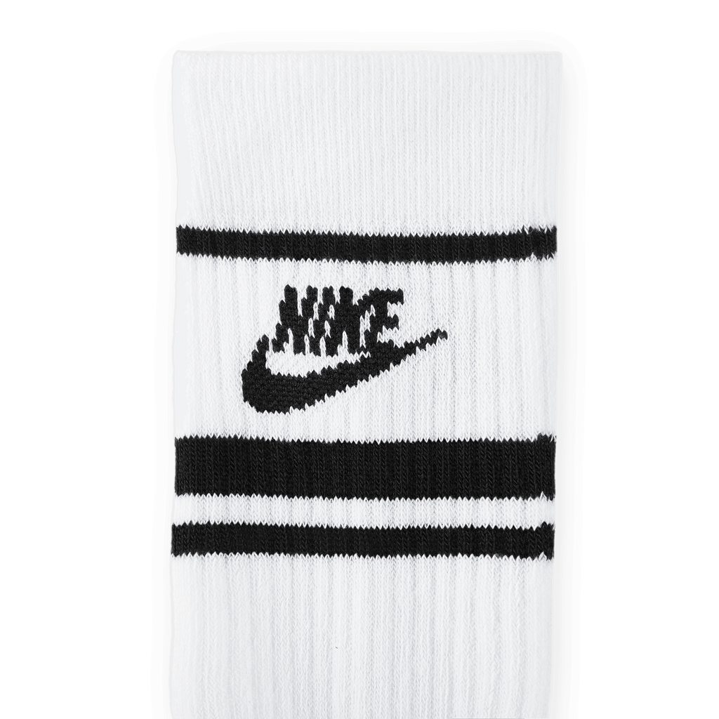 Nike Sportswear Dri-FIT Everyday Essential Crew Socks (3 Pairs)-White product image 2, provided for visual reference and