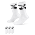 Nike Sportswear Dri-FIT Everyday Essential Crew Socks (3 Pairs)-White product image 1, provided for visual reference and