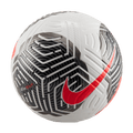 Nike Club Elite Soccer Ball-White/Black/Bright Crimson product image 1, provided for visual reference and product detail