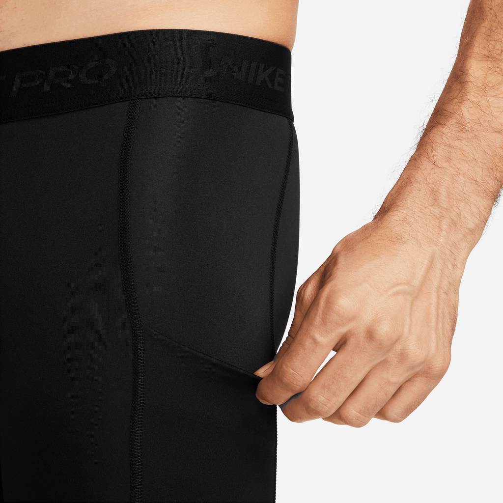 Nike Pro Men Dri-FIT Fitness Tights - Black product image 3, provided for visual reference and product detail review