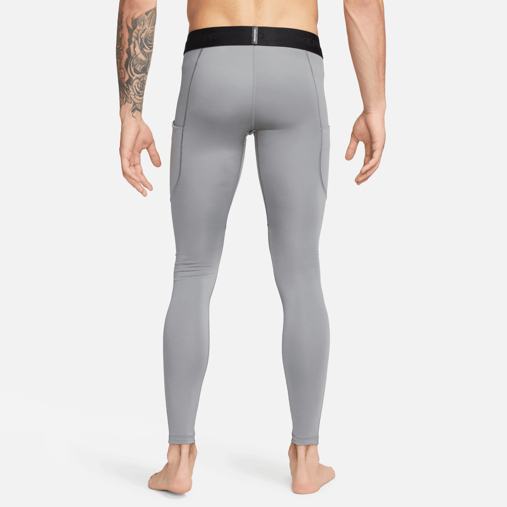 Nike Pro Men Dri-FIT Fitness Tights - Grey product image 2, provided for visual reference and product detail review