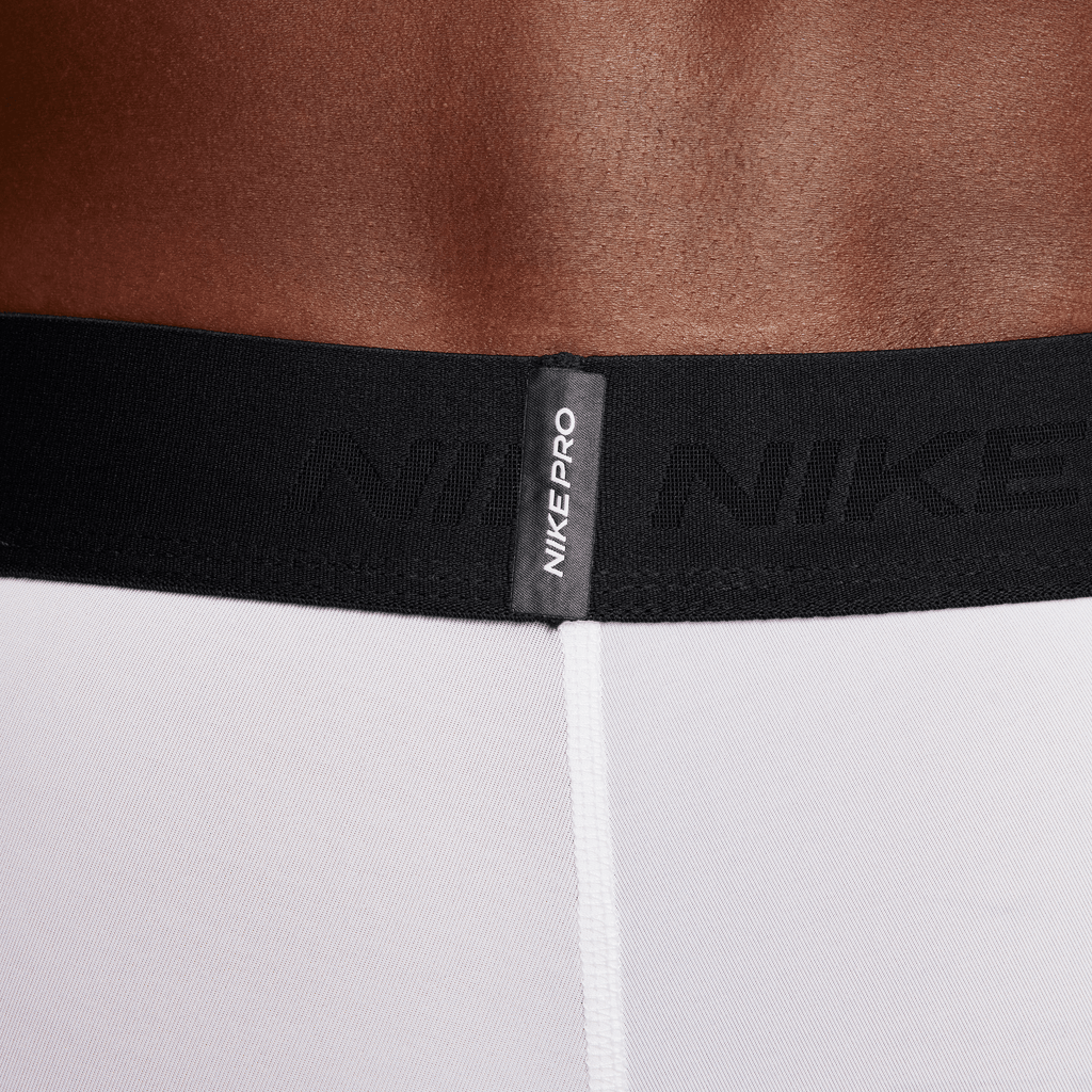 Nike Pro Men Dri-FIT Fitness Tights - White product image 4, provided for visual reference and product detail review