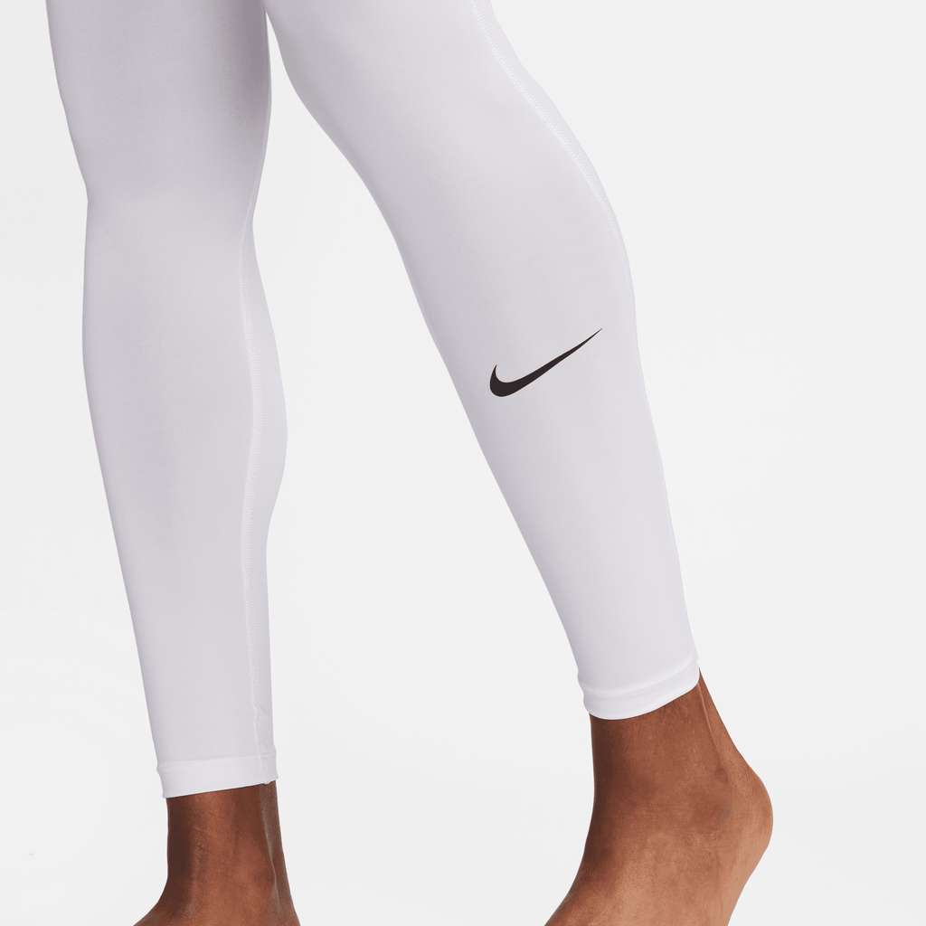 Nike Pro Men Dri-FIT Fitness Tights - White product image 5, provided for visual reference and product detail review