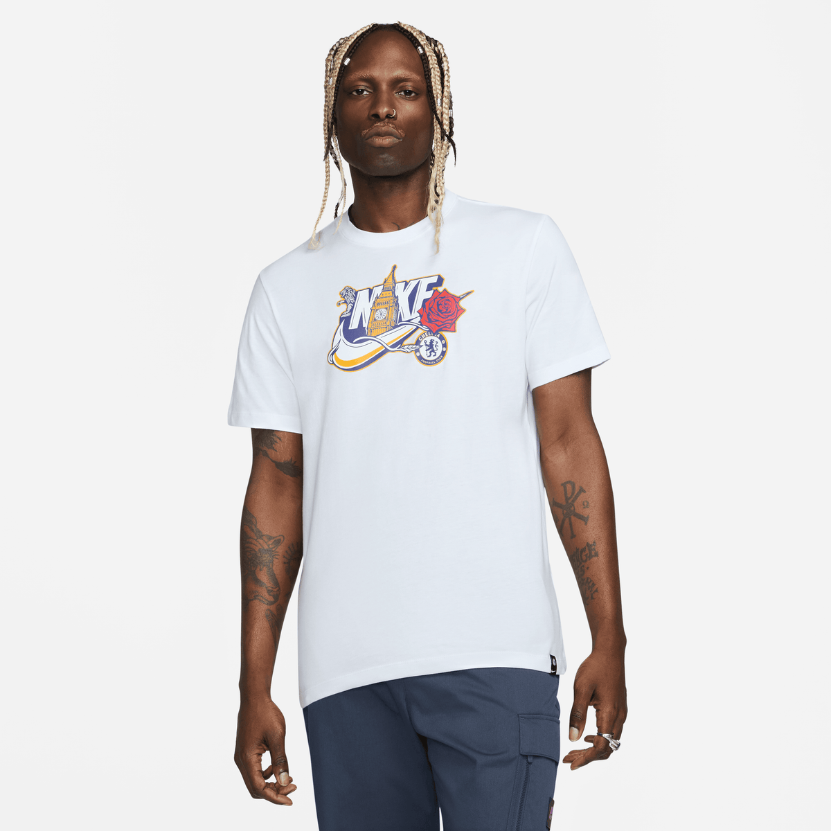 Nike Men Chelsea F.C. T-Shirt product image 1, provided for visual reference and product detail review