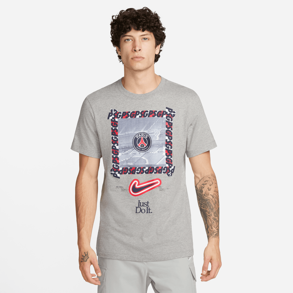 Nike Men Paris Saint-Germain DNA T-Shirt product image 1, provided for visual reference and product detail review