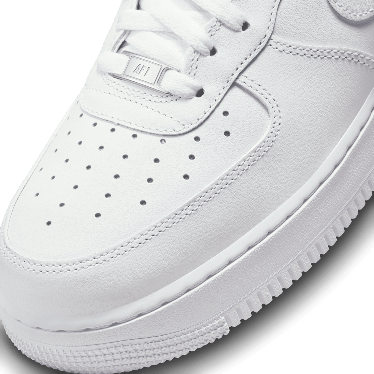 Nike Air Force 1 '07 Shoes - White/White product image 6, provided for visual reference and product detail review