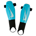 Nike Charge Kids' Soccer Shin Guards BLUE FURY/BLACK/GLACIER BLUE product image 1, provided for visual reference and product