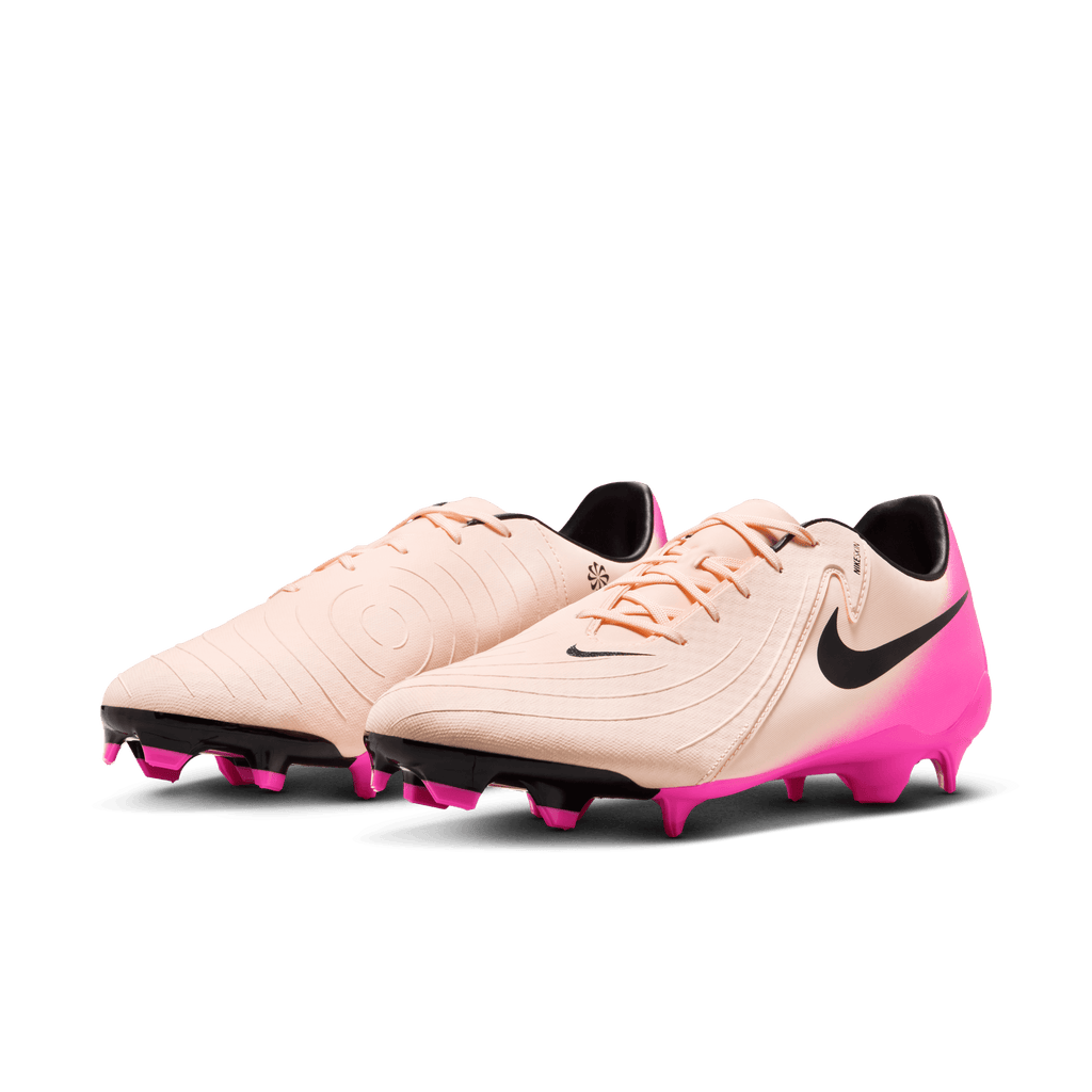 Nike Phantom GX 2 Academy FG-Crimson Tint/Black/Pink Blast product image 2, provided for visual reference and product detail
