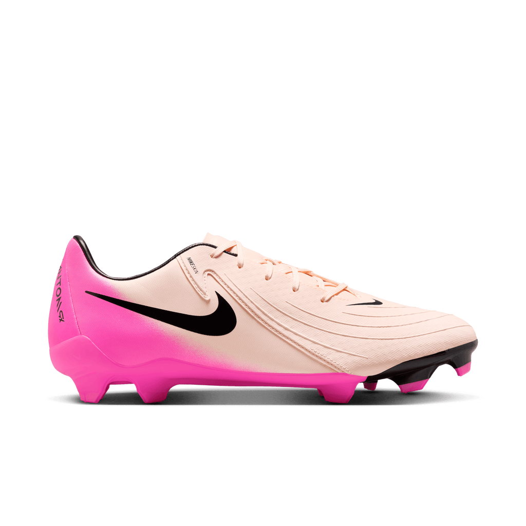 Nike Phantom GX 2 Academy FG-Crimson Tint/Black/Pink Blast product image 1, provided for visual reference and product detail
