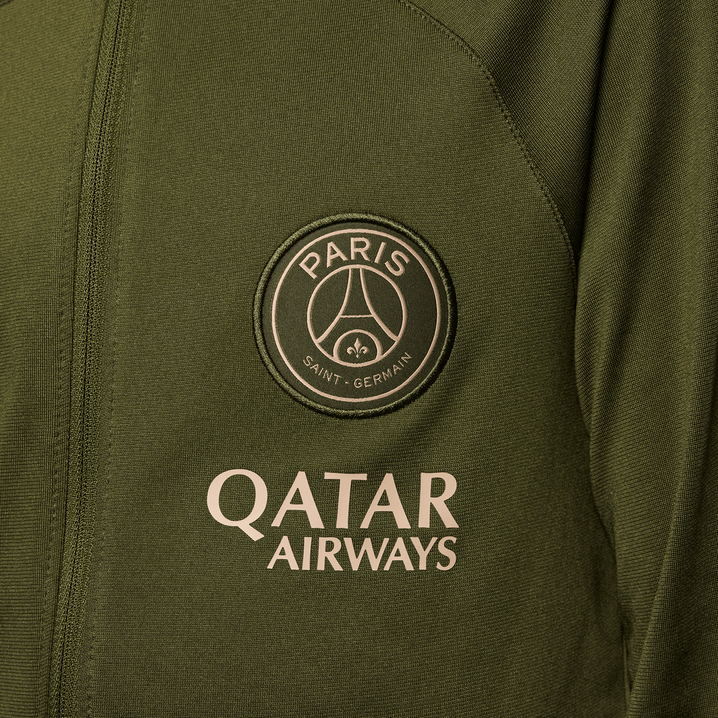 Nike PSG Strike Fourth Big Kids' Jordan Dri-FIT Soccer Hooded Knit Tracksuit product image 3, provided for visual reference